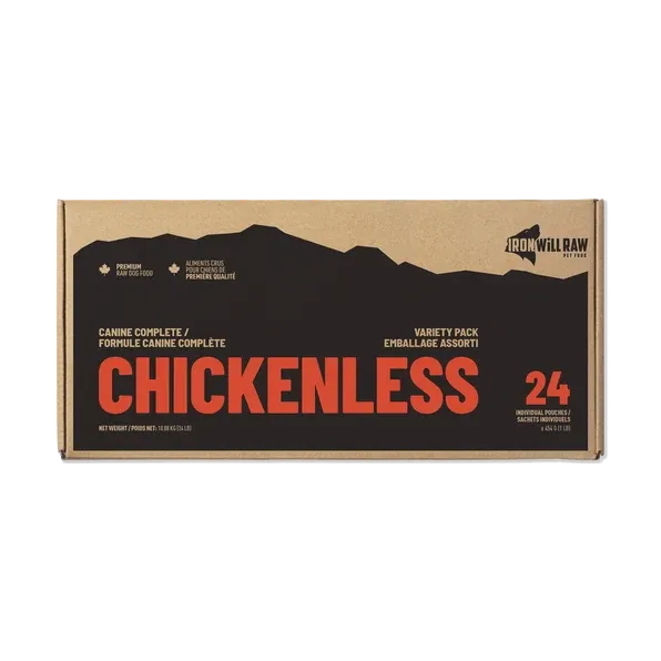 Iron Will Raw CC Chickenless Feast 24lb