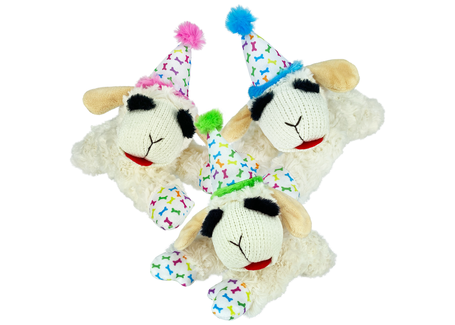 Multipet Lamb Chop with Birthday Hat 10"