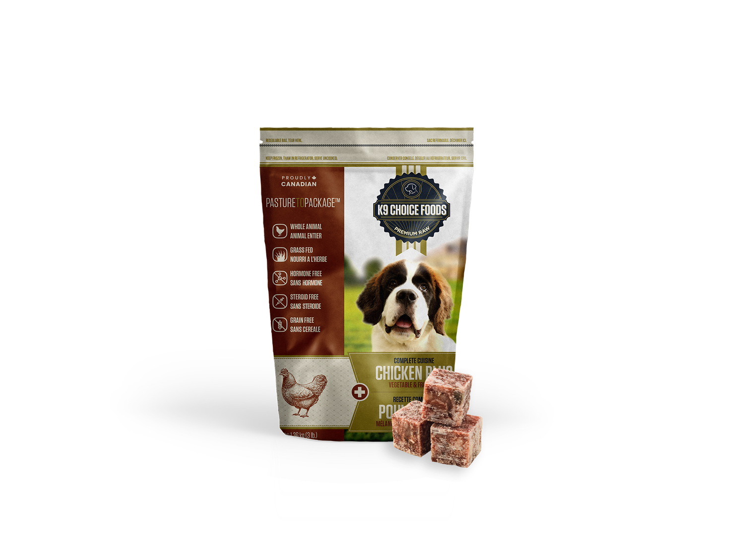 K9 Choice Chicken Plus Veg 3lb