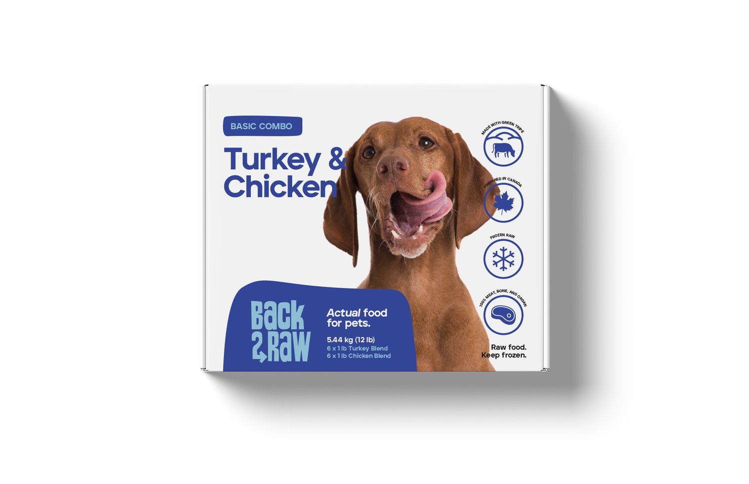 Back2Raw Basic Turkey &amp; Chicken Blend 12lb