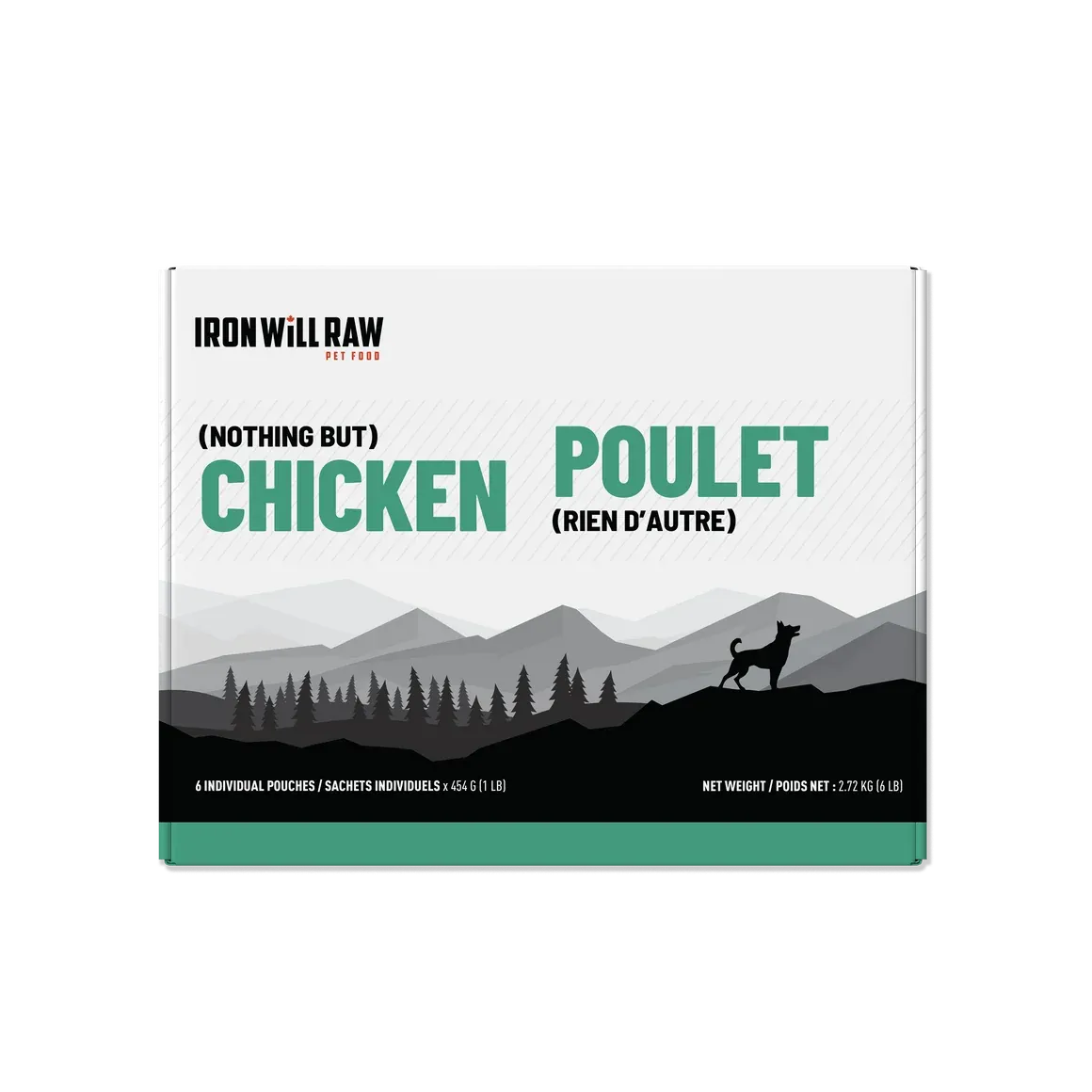 Iron Will Raw Nothing But Chicken 6lb