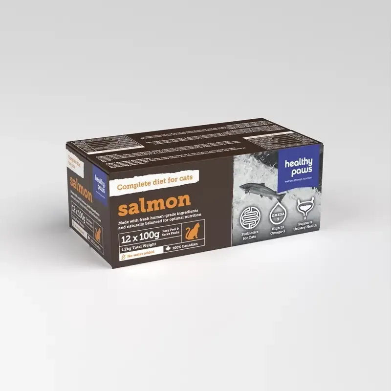 Healthy Paws Complete Salmon Cat 12x100g
