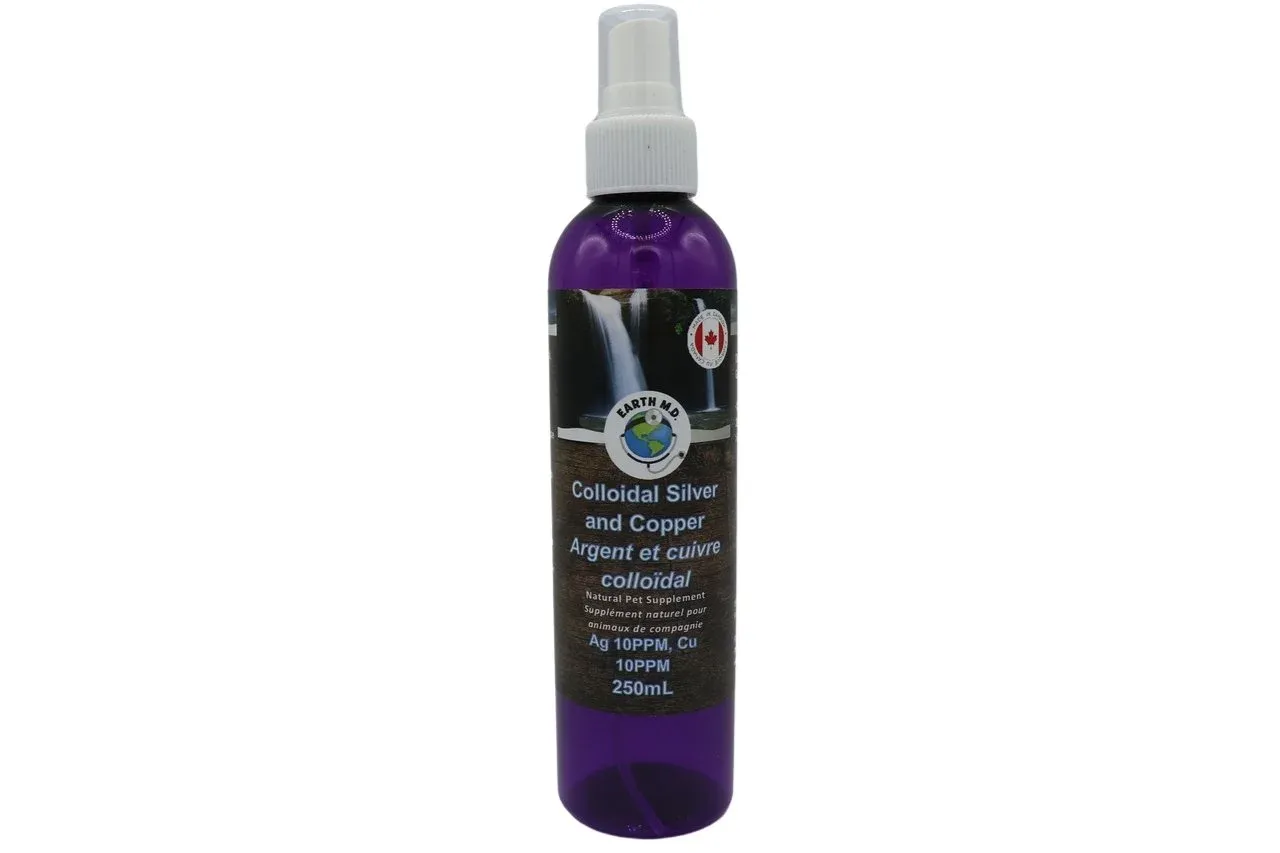Earth MD Colloidal Silver &amp; Copper 250 ml