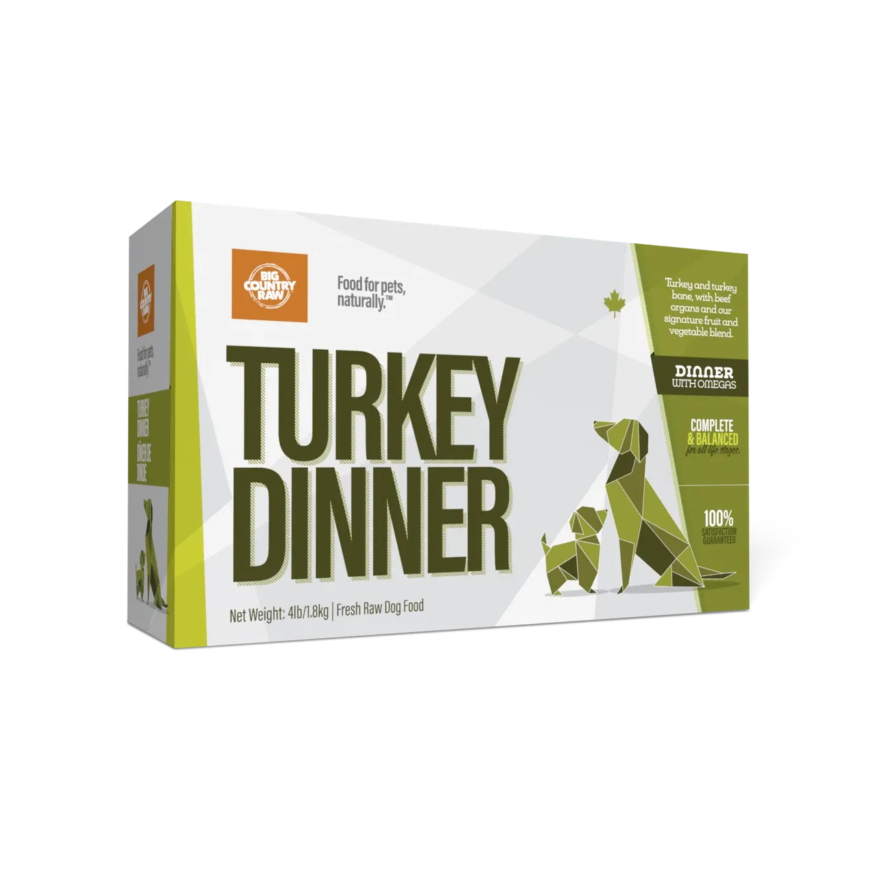 Big Country Raw Turkey Dinner 4lb (4 X 1lb)