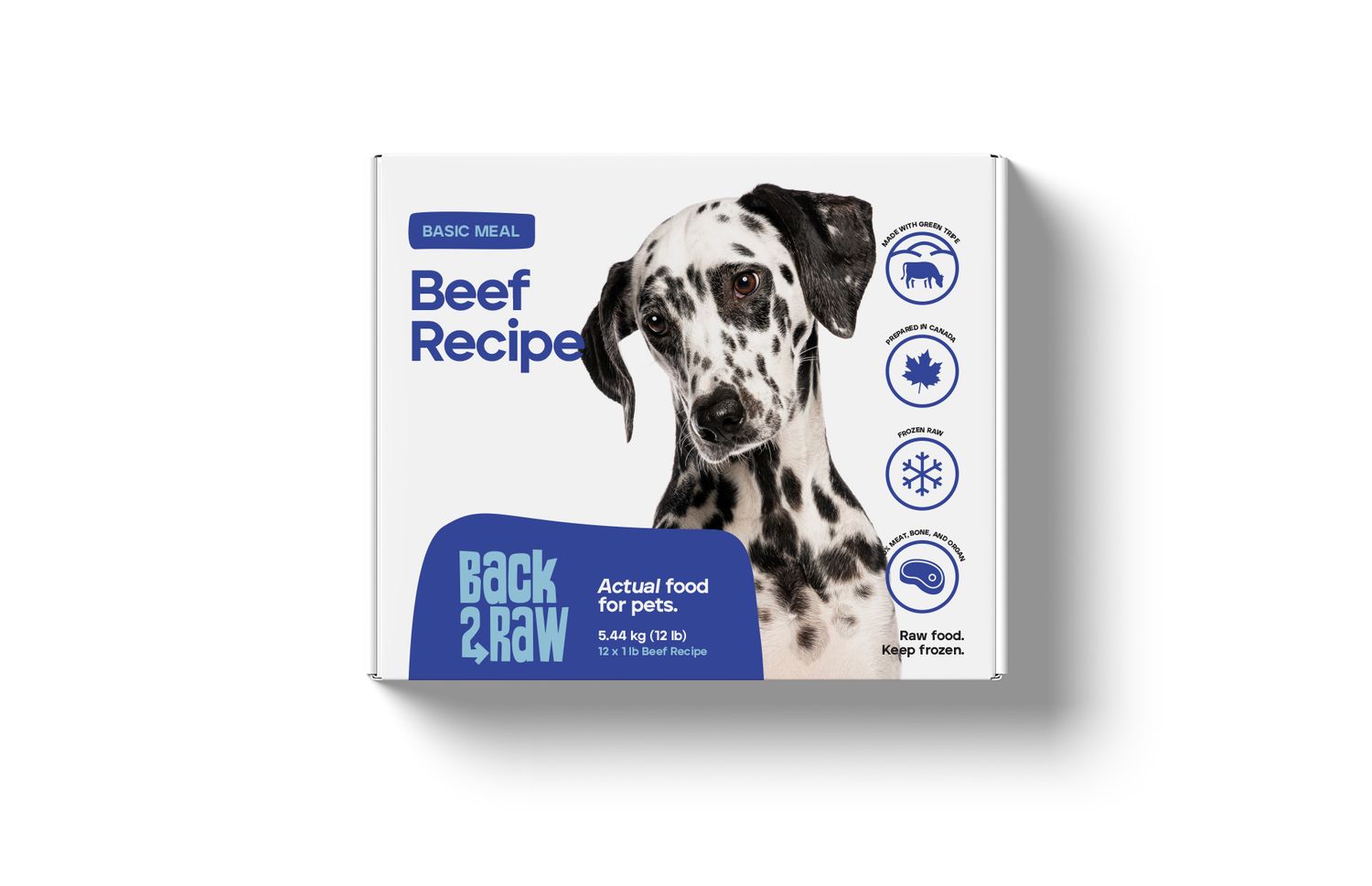 Back2Raw Basic Beef Recipe 12lb