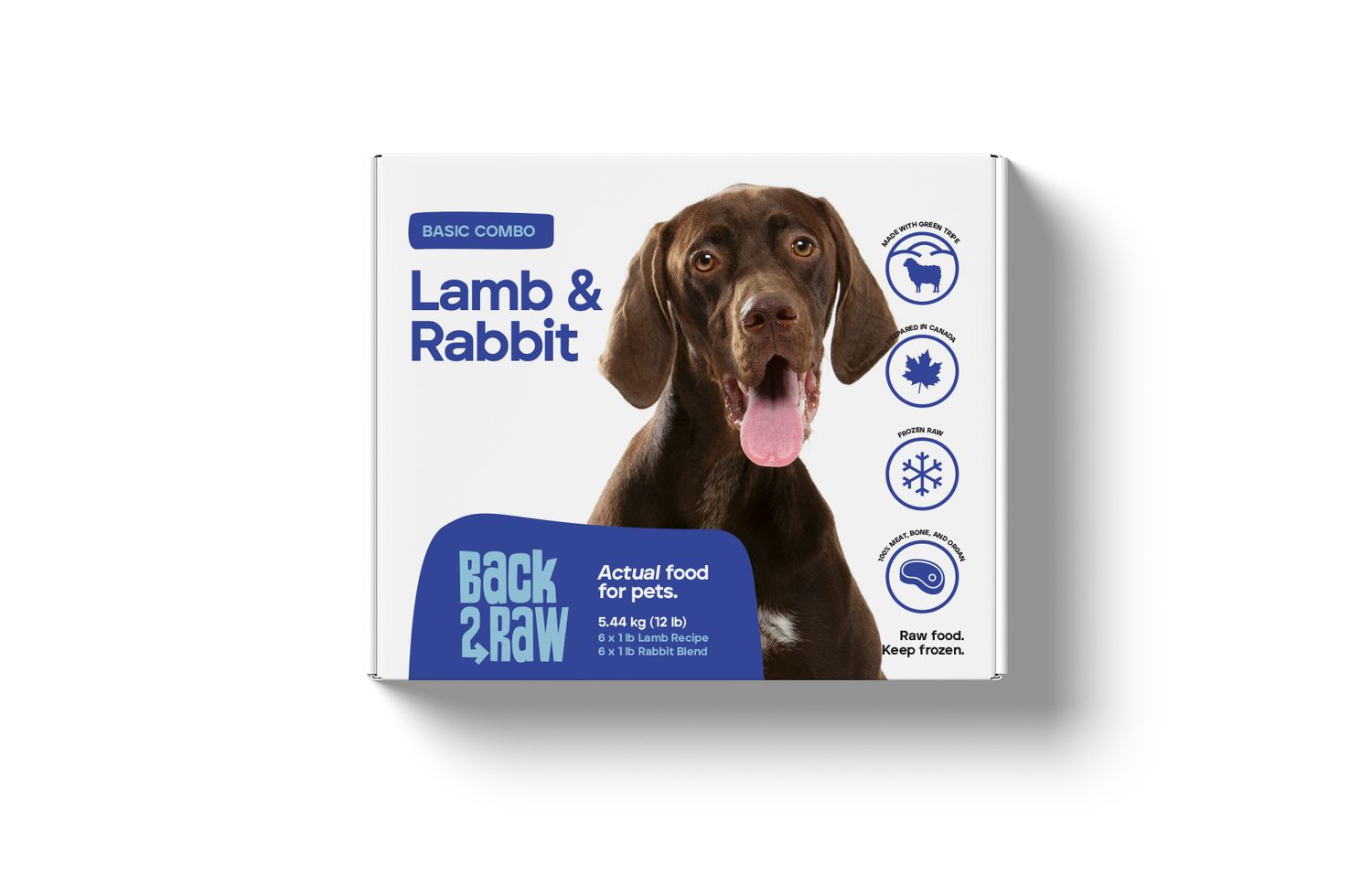 Back2Raw Basic Lamb &amp; Rabbit Blend 12lb