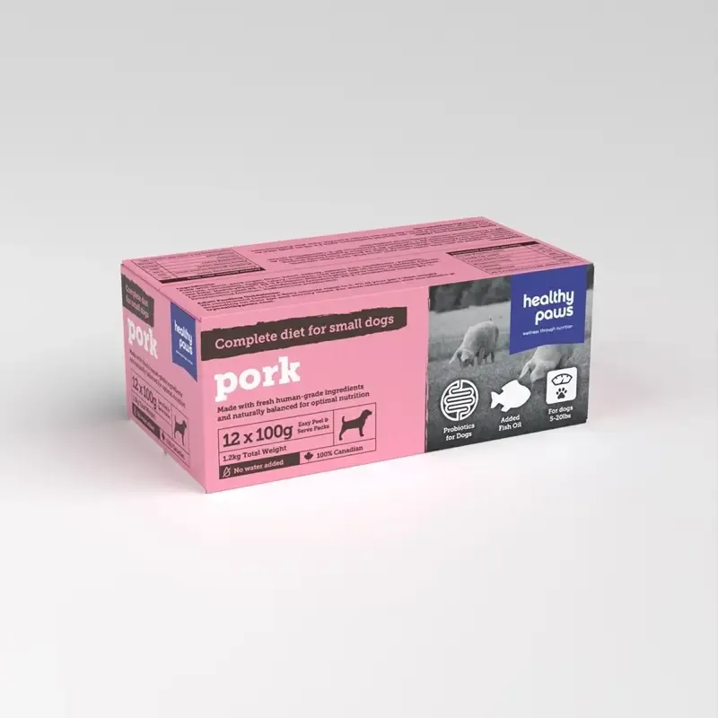 Healthy Paws Complete Pork 12 x 100g