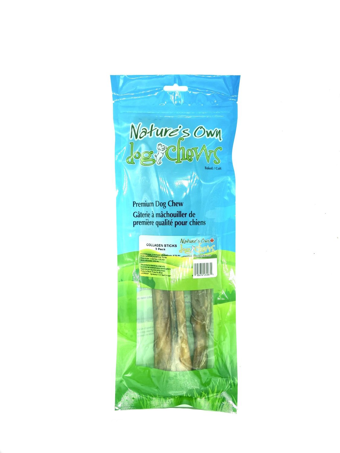 Nature's Own Braided Collagen Stick 12"
