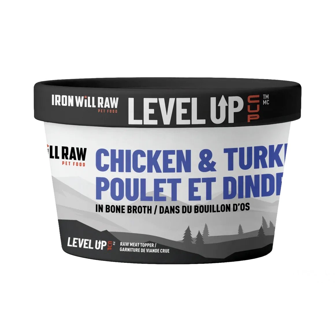 Iron Will Raw Level UP Chicken &amp; Turkey 4oz