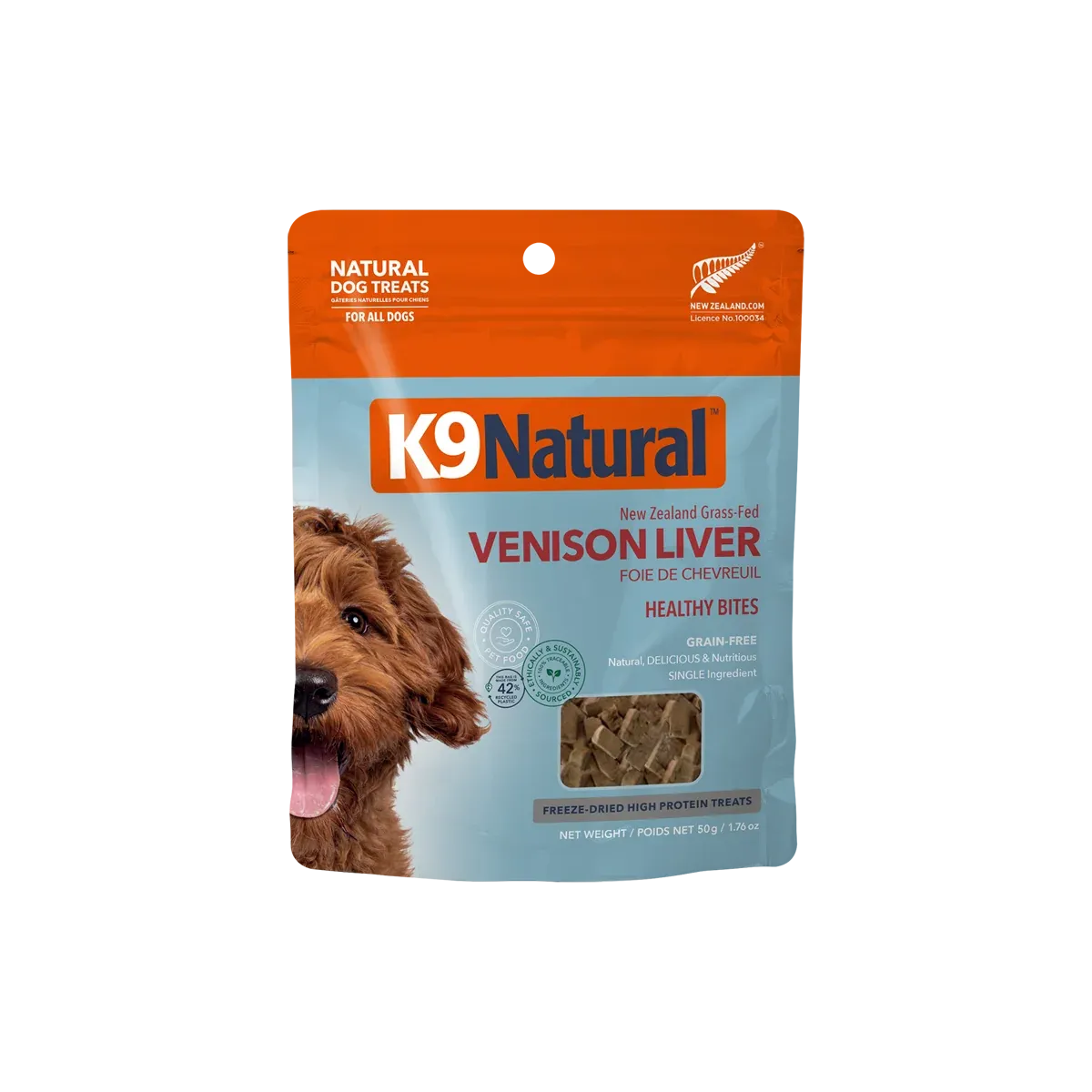 K9 Naturals Venison liver 50g