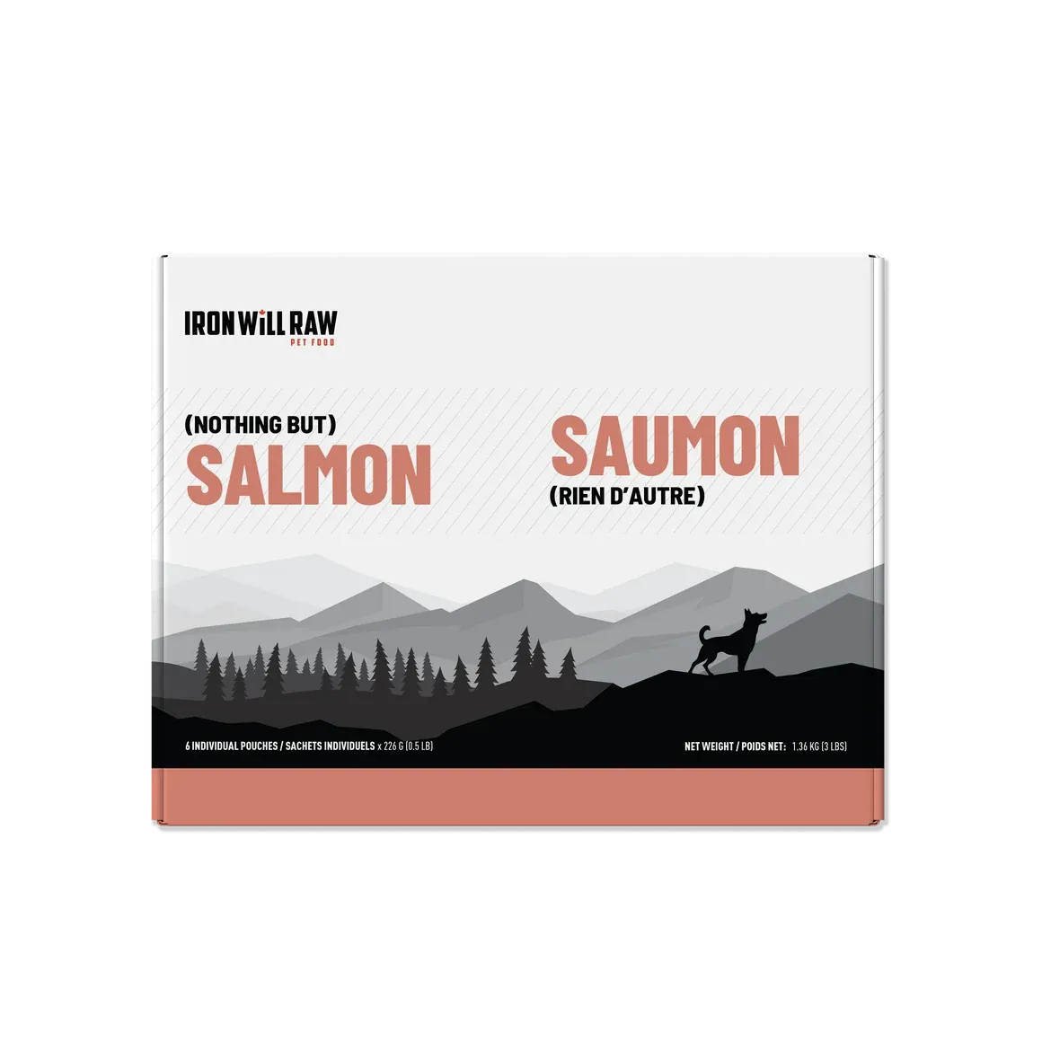Iron Will Raw Nothing But Salmon 3lb