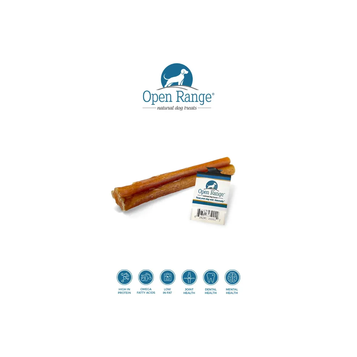 Open Range Odour Control Bully Stick 11-12in