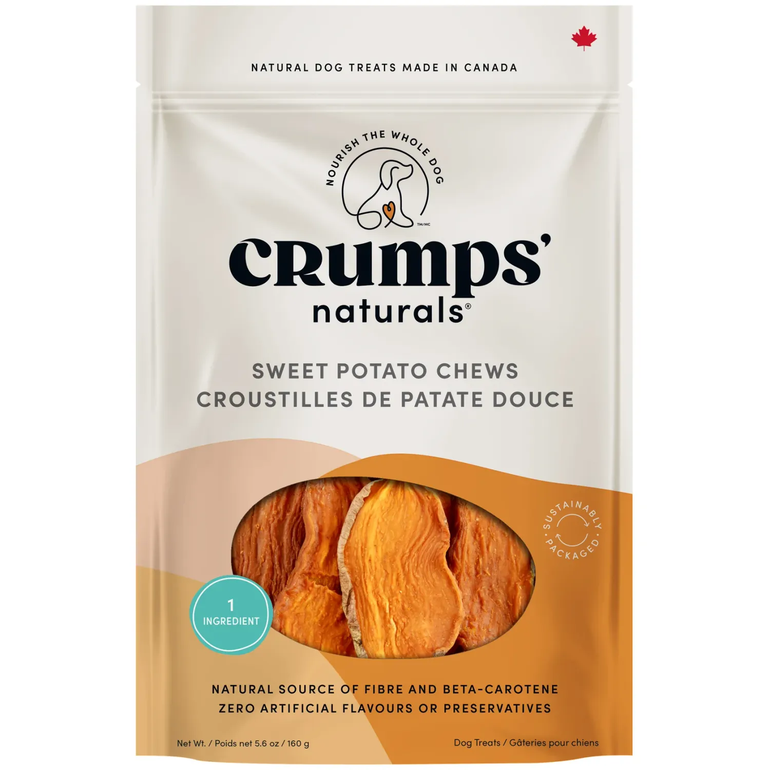Crumps Sweet Potato Chews 160g