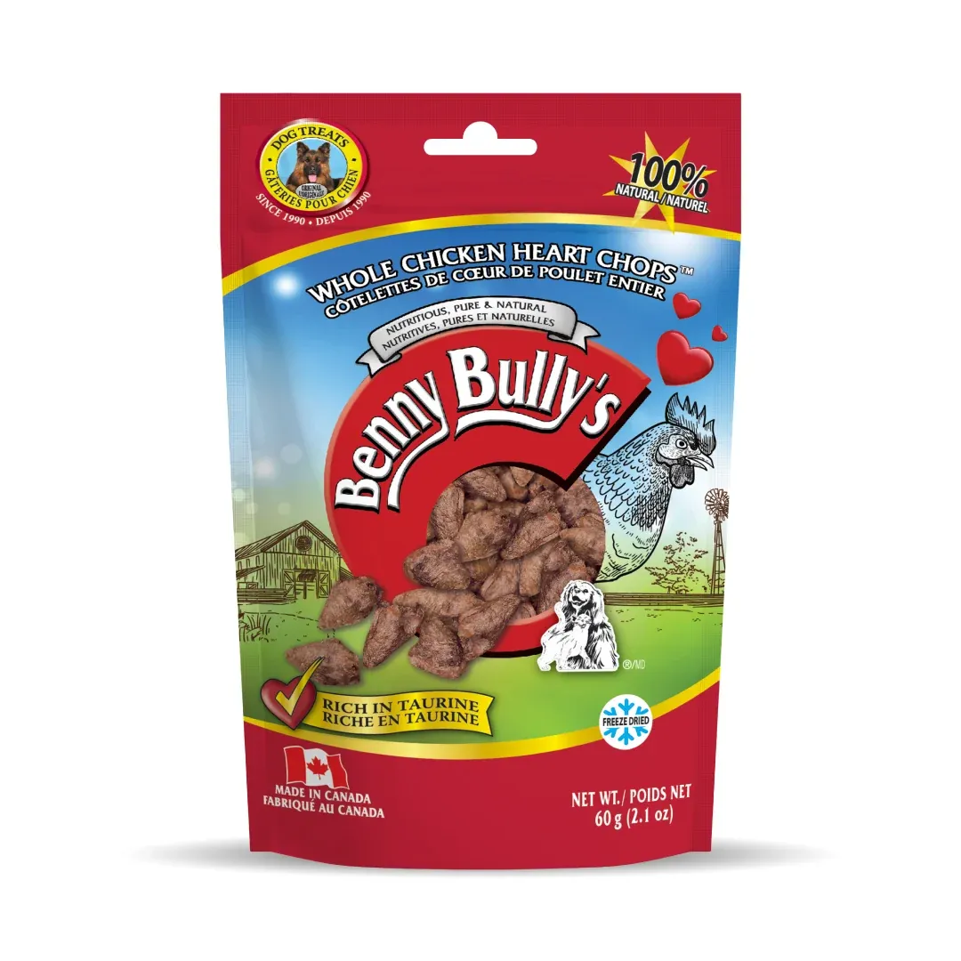 Benny Bully’s Chicken Whole Heart Chops 60g