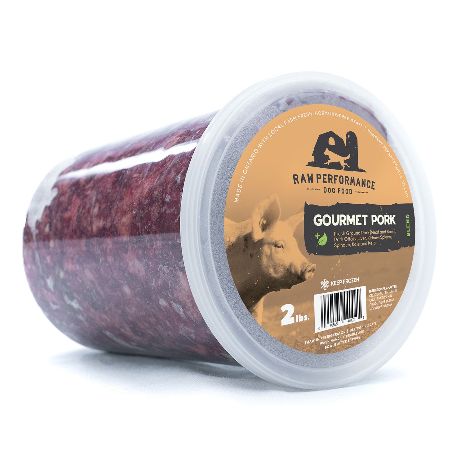 Raw Performance Gourmet Pork 2lb