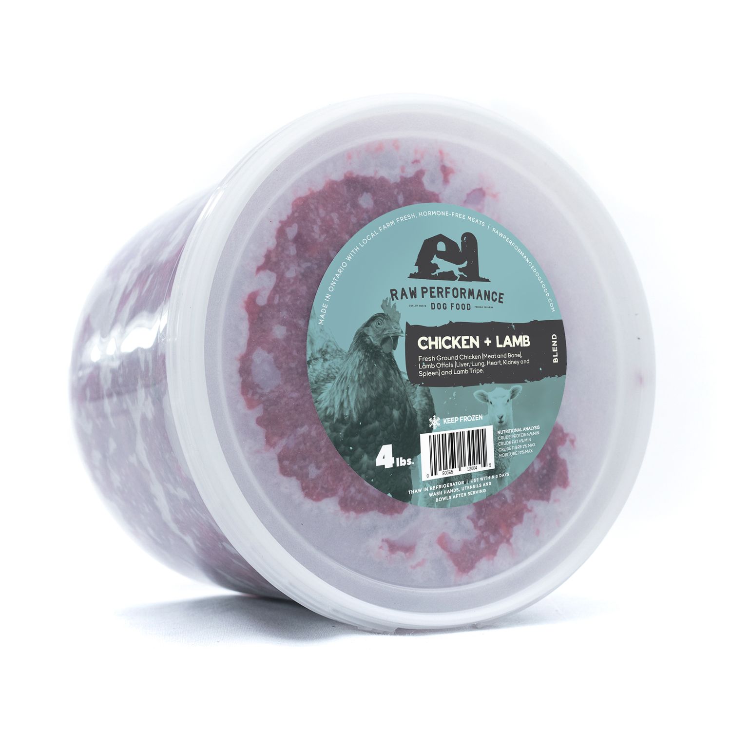 Raw Performance Chicken + Lamb Blend 4lb