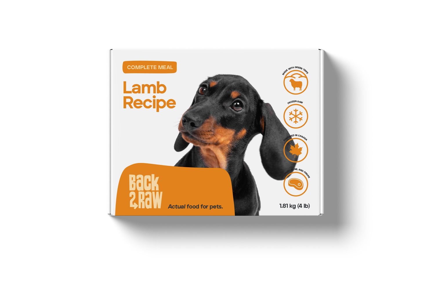 Back2Raw Complete Lamb Recipe 4lb