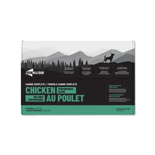 Iron Will Raw CC Chicken Performance Blend 6lb
