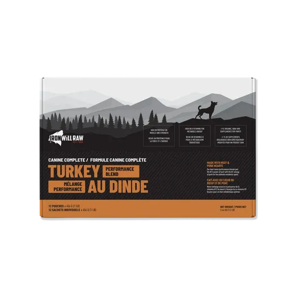 Iron Will Raw CC Turkey Performance Blend 6lb