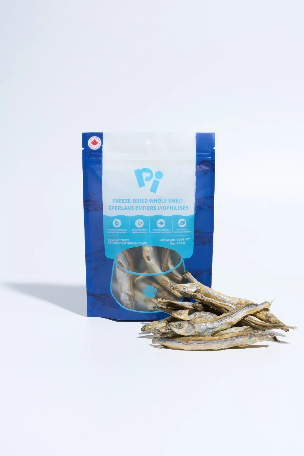 PI Freeze Dried whole smelt 50g