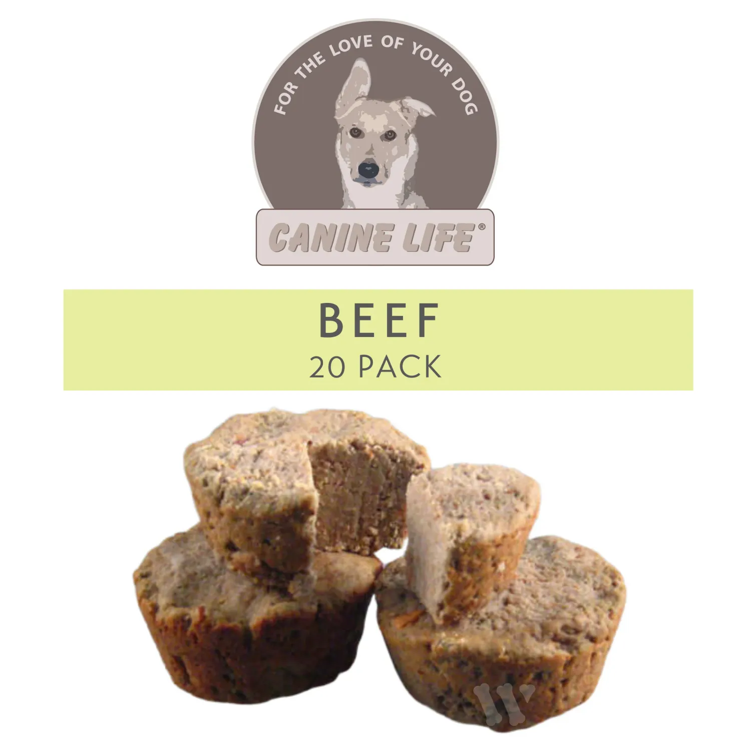 Canine Life Muffins 20 pack Beef
