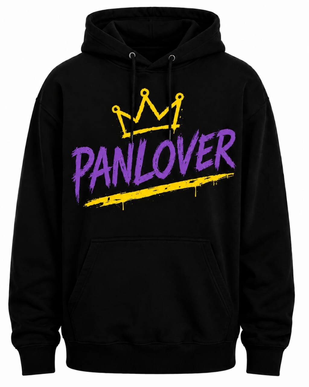 PanLover OG Hoodie – Black - Purple and Yellow