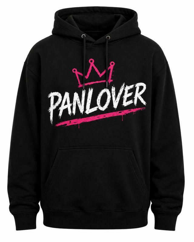 PanLover White &amp; Pink - Hoodie