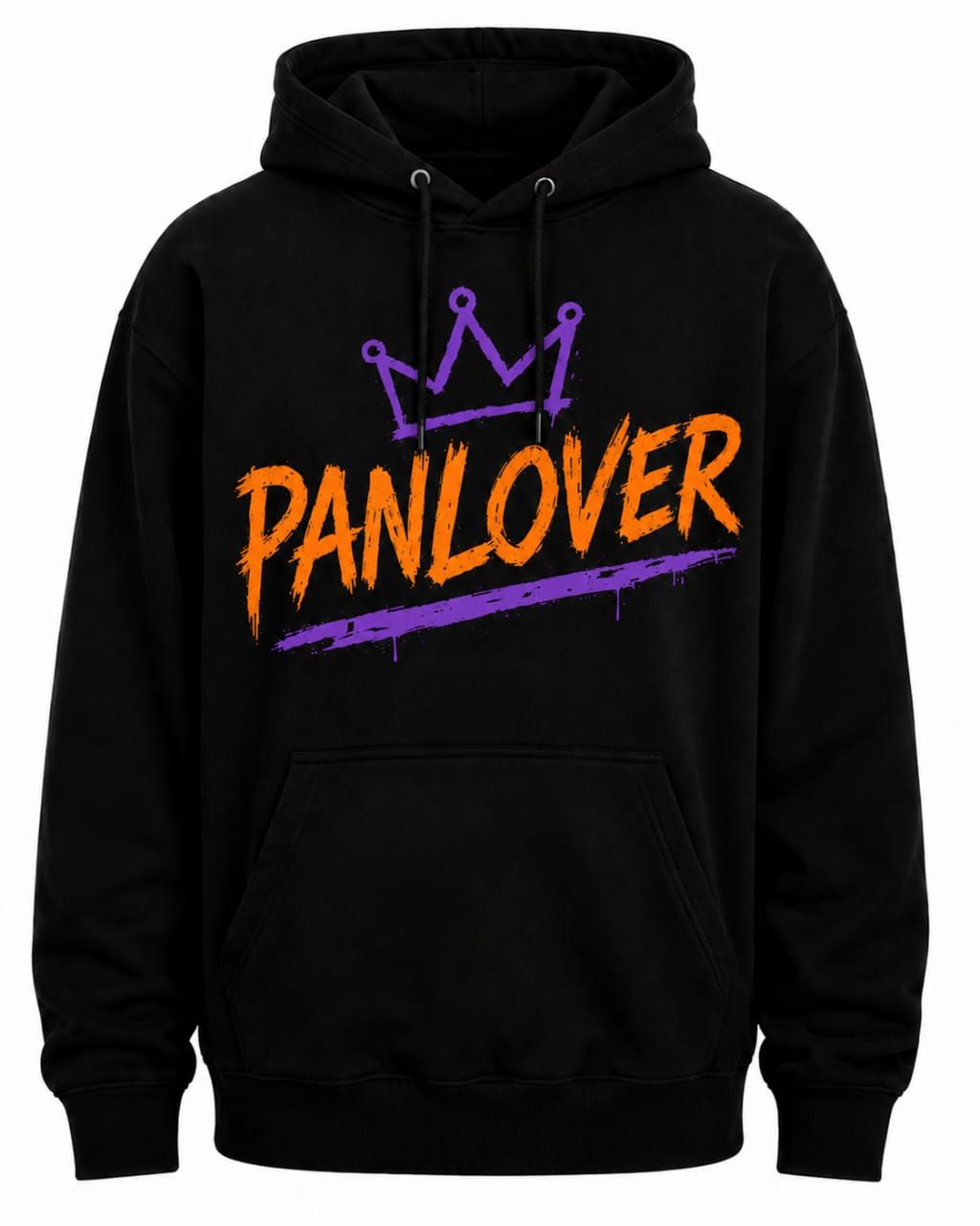 PanLover OG Hoodie – Black - Purple and Orange