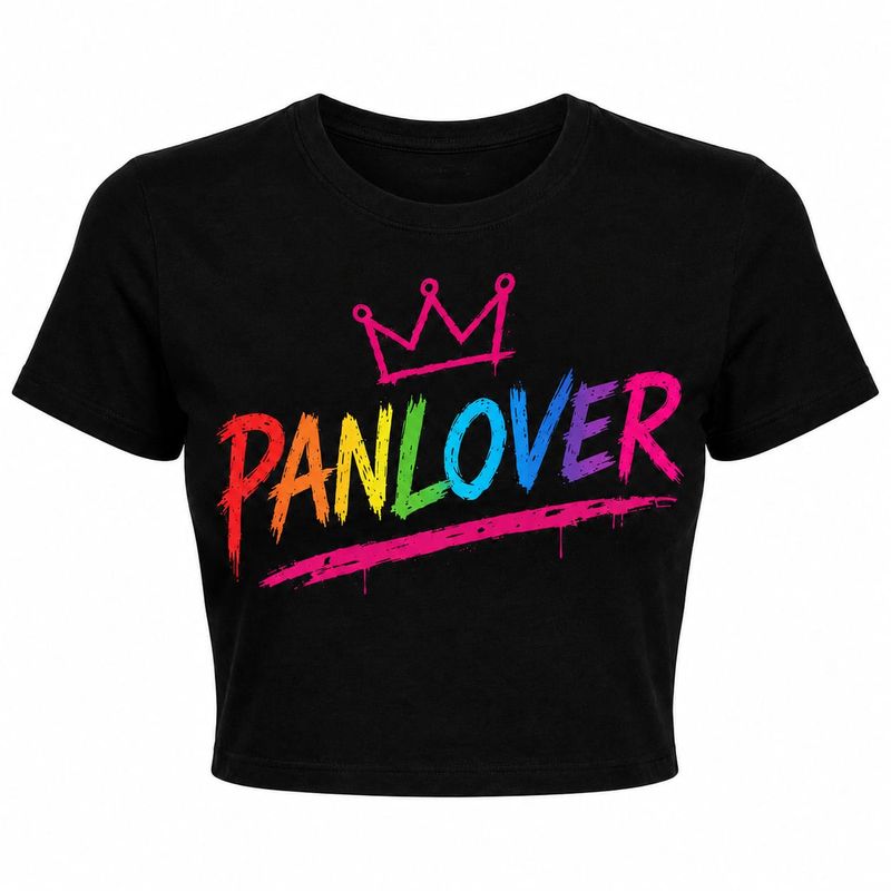 PanLover OG Graphic T-Shirt – Black Rainbow