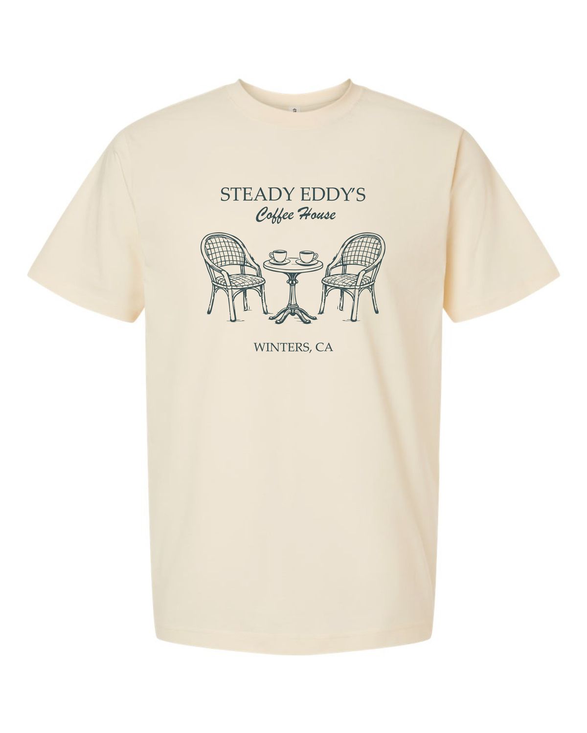 Cafe Scene T-shirts Small