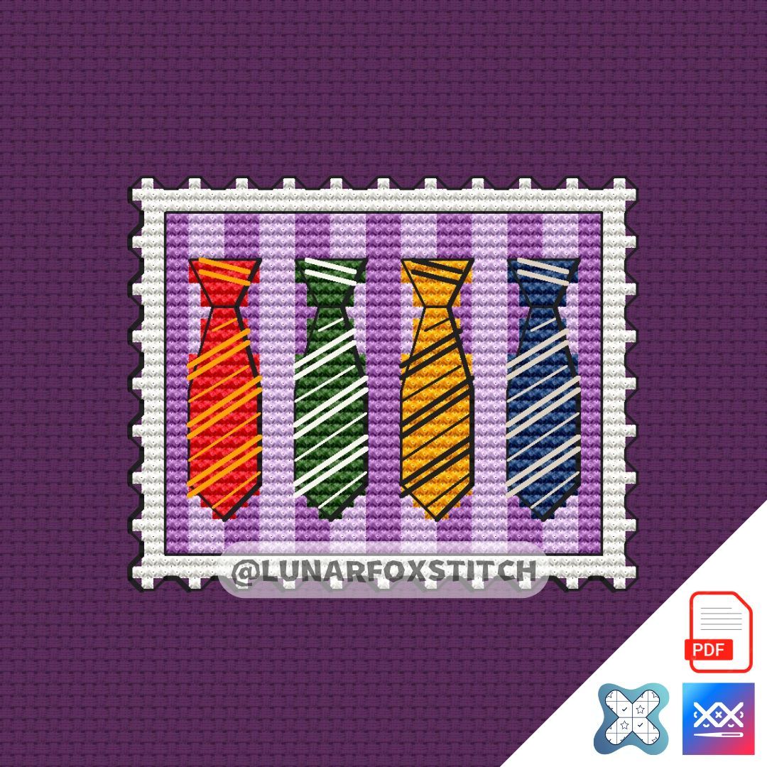 Wizard mini postage stamp cross stitch pattern