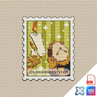 Friends mini postage stamp cross stitch pattern
