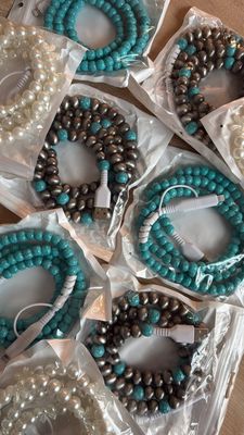 Beaded chargers