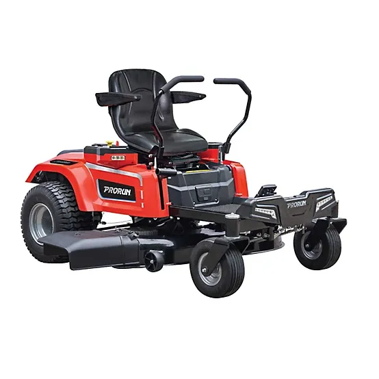 PRORUN 60V 42-in. Zero-Turn Riding Lawn Mower with 10.0 Ah Batteries (3), Charger, Mulch Kit, and Towing Kit