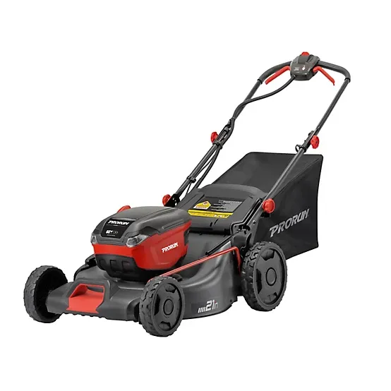 PRORUN 60V 21-in. Steel Deck Cordless Push Lawn Mower with 2.5 Ah Battery and Charger