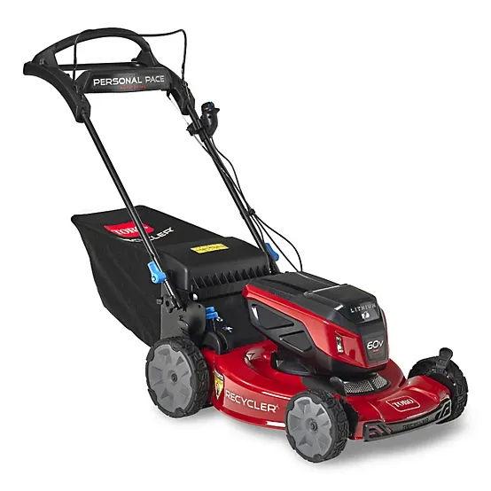 Toro 22 in. 60V Max Recycler Rear Wheel Drive Walk Behind Mower, Personal Pace Auto-Drive, 6.0 Ah Battery/Charger Included