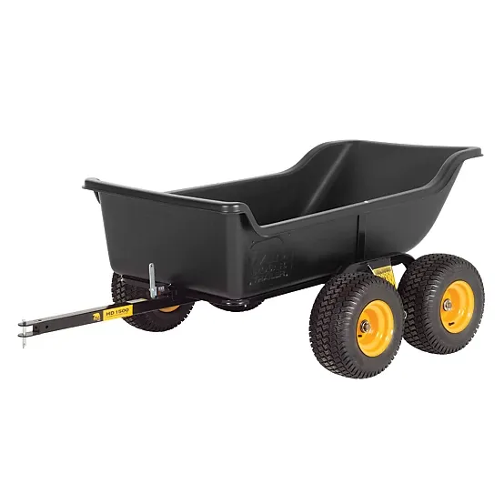 Polar Tow-Behind 22 cu. ft. Tandem Axle Lawn Mower Wagon