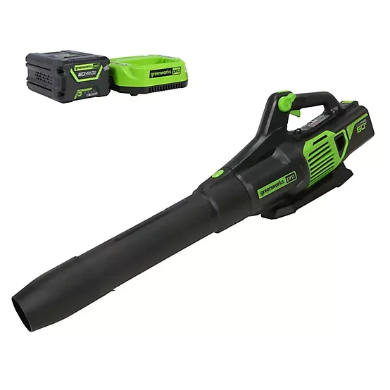 Greenworks 130 MPH610 CFM 60V Cordless Handheld Leaf Blower, Battery and Charger Included