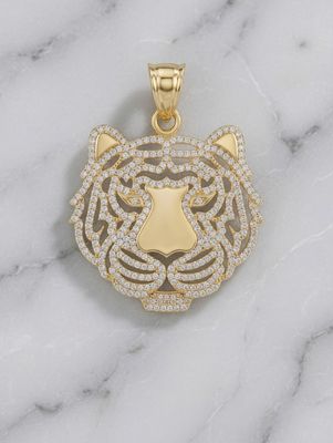 14kt Tiger CZ Pendant