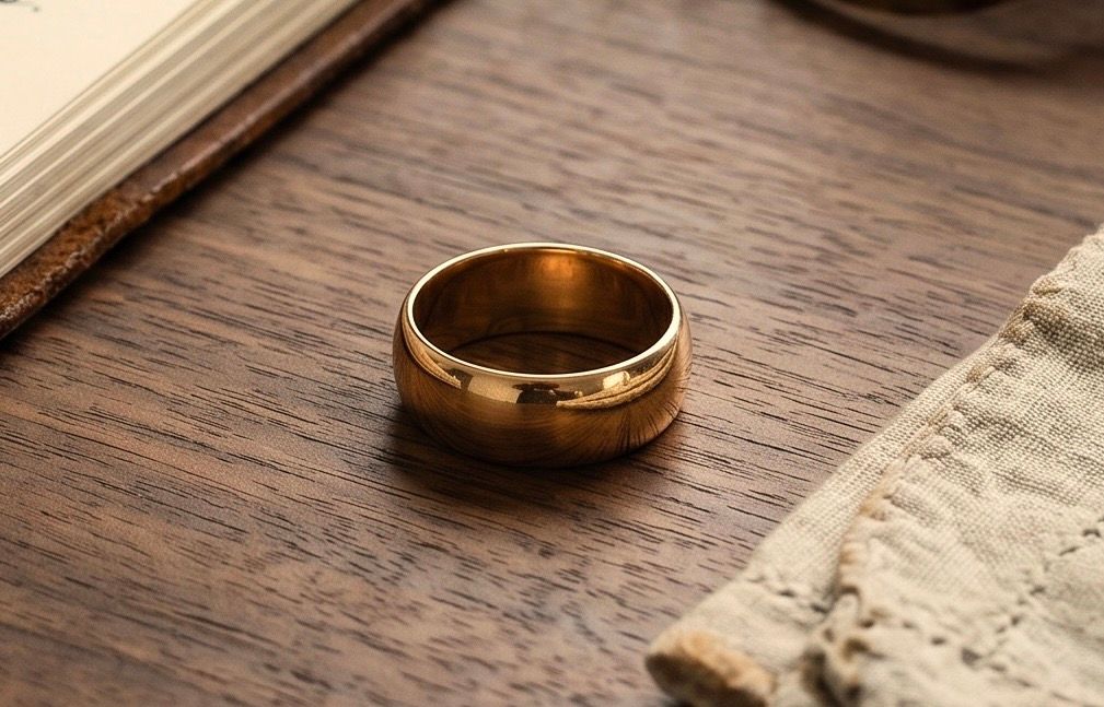 14kt Gold 5.89mm Wedding Band