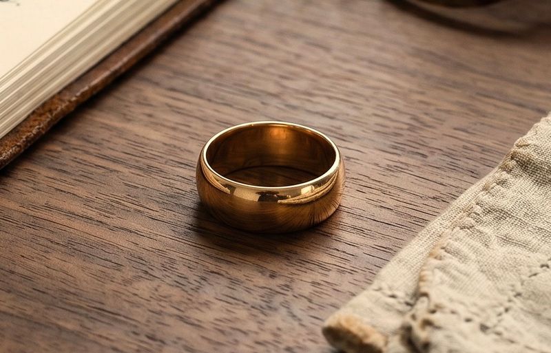 14kt Gold 5.89mm Wedding Band