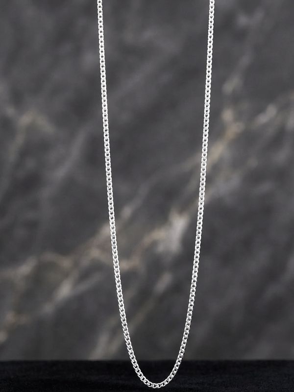 Sterling Silver Super Flat Curb 26" Chain Sterling Silver Super Flat Curb 26" Chain