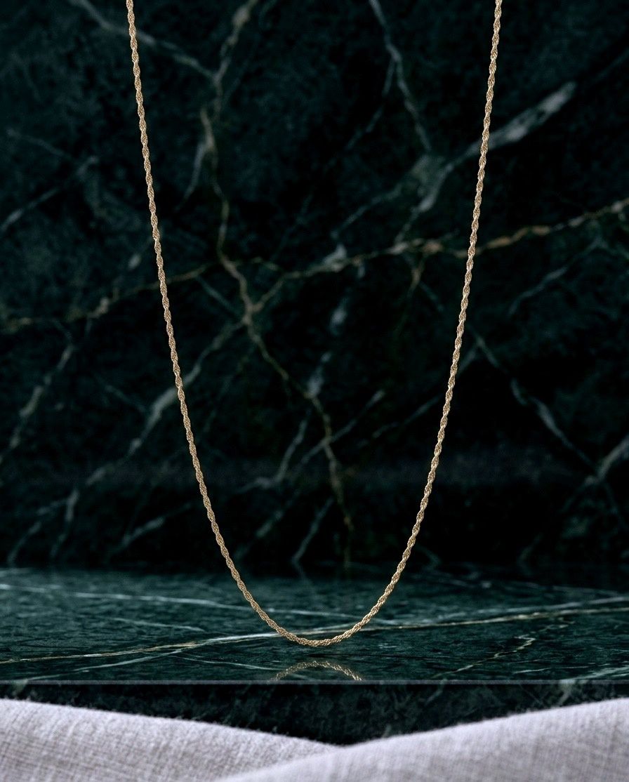 14Kt Gold Rope Chain 22" SOLID 2.2mm