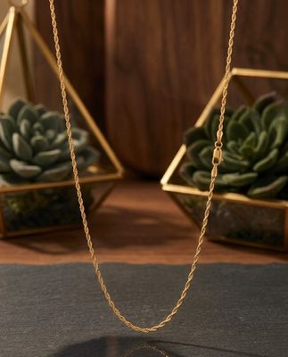 14kt Gold Rope Chain 24" SOLID 2mm