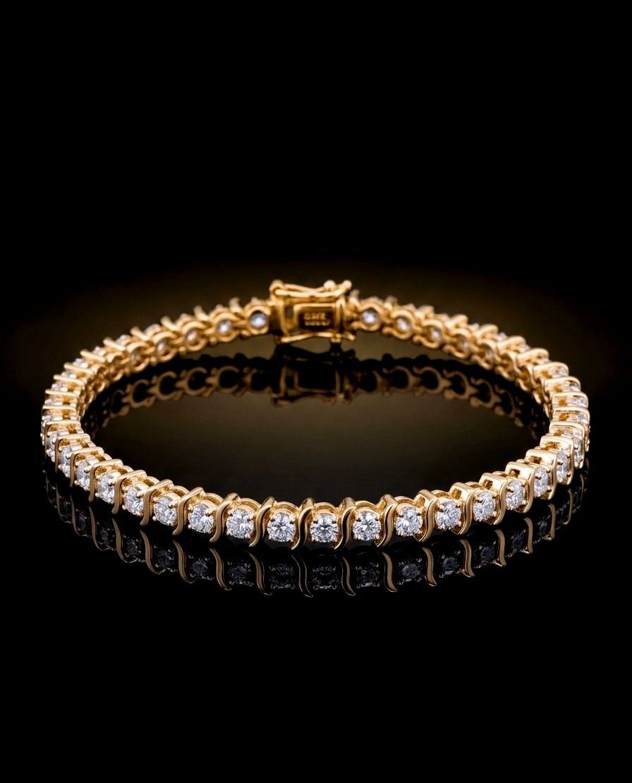 14kt Gold Diamond Tennis Bracelet