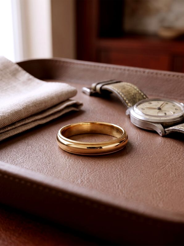 14kt Gold 3.27mm Wedding Band
