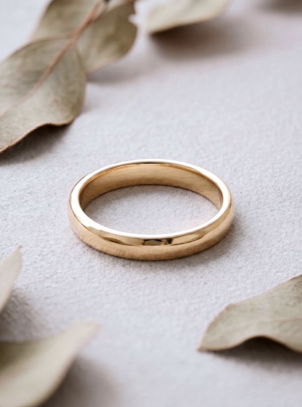 14kt Gold Wedding Band 2.65mm Ring