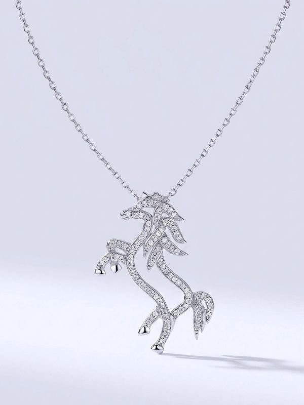 Silver Standing Horse Standing Horse Pendant
