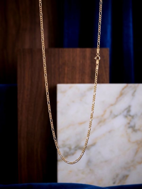14kt Gold Figaro Chain 16" 1.7mm