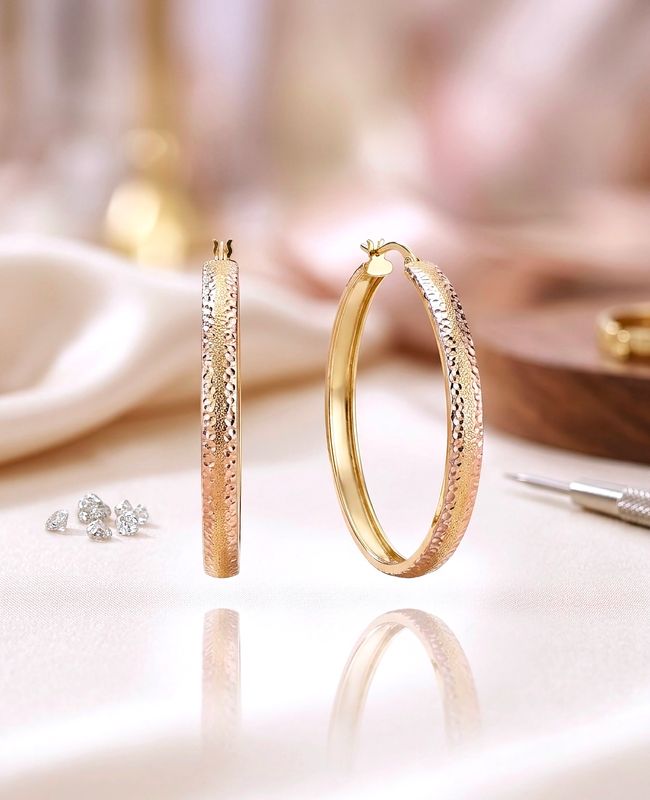 14k Gold Hoop Earrings